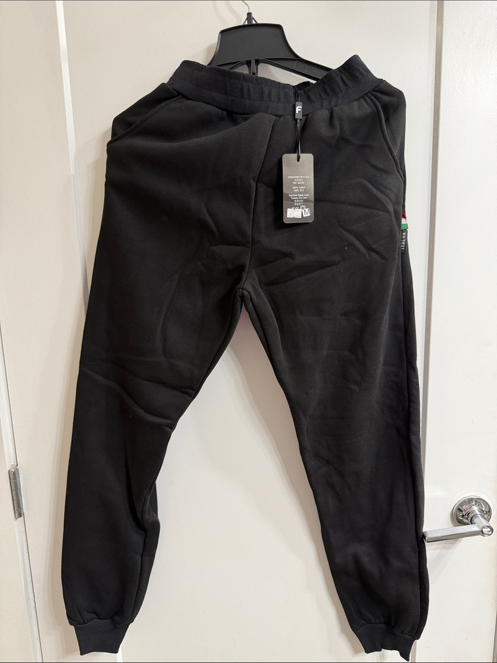 Women’s Black Fleece-Lined Jogger Pants